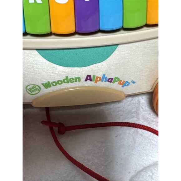 LeapFrog Alphapup Multicolor PullAlong Singing Talking Educational Toy WORKS EUC - Picture 4 of 8